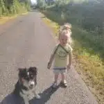 chienne femelle berger australien LOF noir tricolore