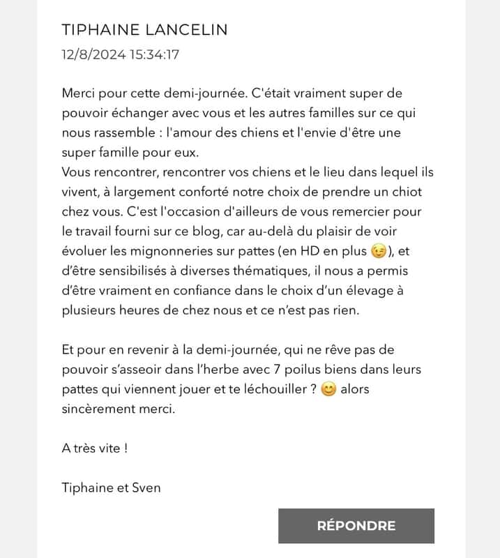 avis élevage berger australien