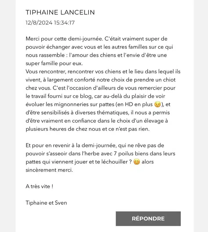 avis élevage berger australien